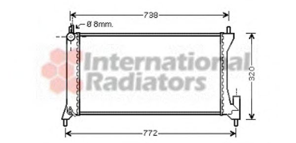 Imagine Radiator, racire motor VAN WEZEL 37002386