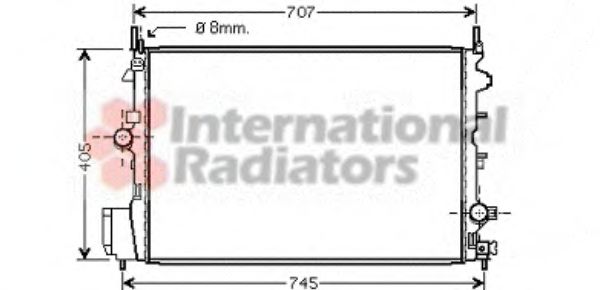 Imagine Radiator, racire motor VAN WEZEL 37002387