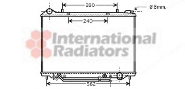 Imagine Radiator, racire motor VAN WEZEL 37002405