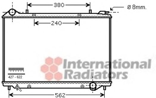 Imagine Radiator, racire motor VAN WEZEL 37002441