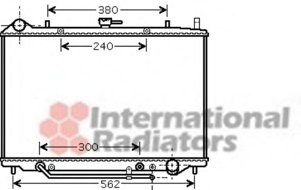 Imagine Radiator, racire motor VAN WEZEL 37002455