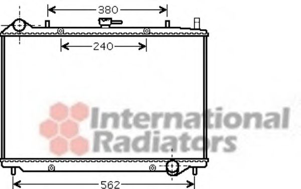 Imagine Radiator, racire motor VAN WEZEL 37002456