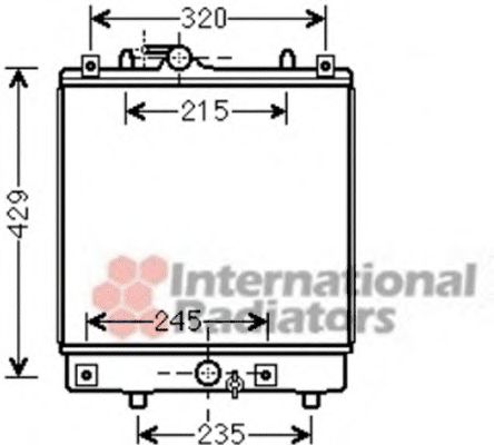 Imagine Radiator, racire motor VAN WEZEL 37002542