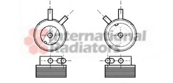 Imagine Radiator ulei, ulei motor VAN WEZEL 37003215