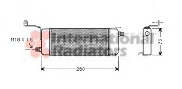 Imagine Radiator ulei, ulei motor VAN WEZEL 37003258