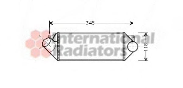 Imagine Intercooler, compresor VAN WEZEL 37004235