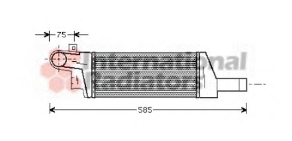 Imagine Intercooler, compresor VAN WEZEL 37004322