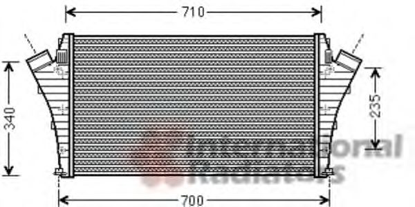 Imagine Intercooler, compresor VAN WEZEL 37004492