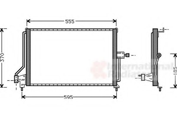 Imagine Condensator, climatizare VAN WEZEL 37005209