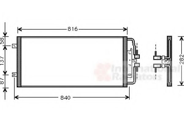 Imagine Condensator, climatizare VAN WEZEL 37005302