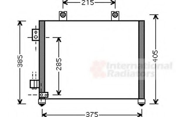 Imagine Condensator, climatizare VAN WEZEL 37005342