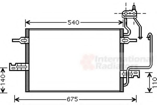 Imagine Condensator, climatizare VAN WEZEL 37005349