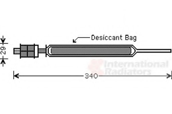 Imagine uscator,aer conditionat VAN WEZEL 3700D378