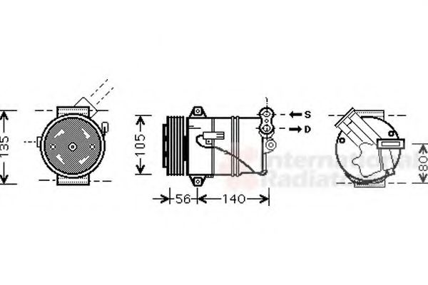 Imagine Compresor, climatizare VAN WEZEL 3700K429