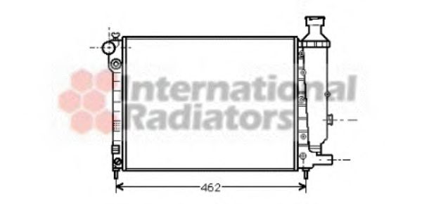 Imagine Radiator, racire motor VAN WEZEL 40002012