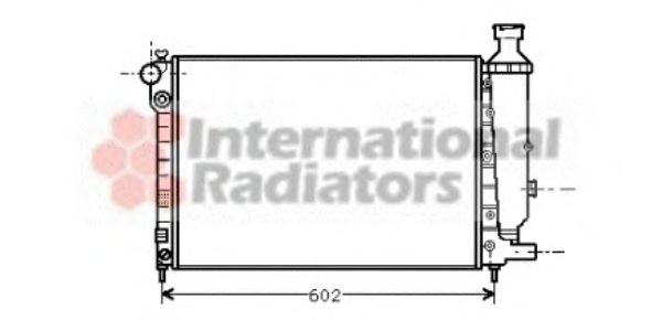 Imagine Radiator, racire motor VAN WEZEL 40002014