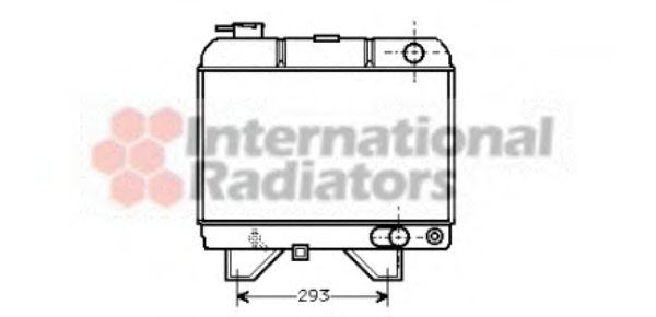 Imagine Radiator, racire motor VAN WEZEL 40002021