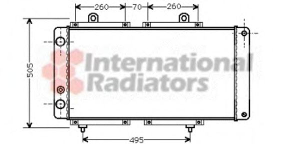 Imagine Radiator, racire motor VAN WEZEL 40002033