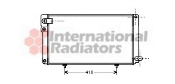 Imagine Radiator, racire motor VAN WEZEL 40002042