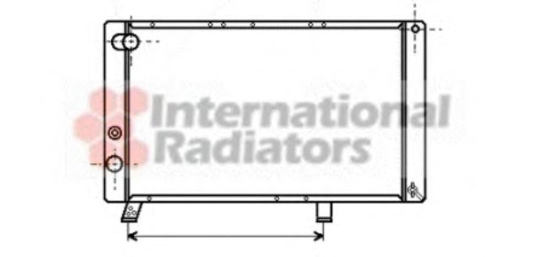 Imagine Radiator, racire motor VAN WEZEL 40002043