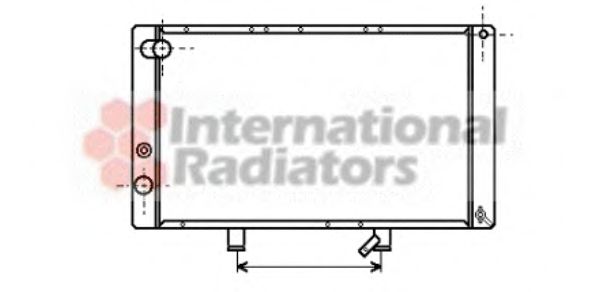 Imagine Radiator, racire motor VAN WEZEL 40002057