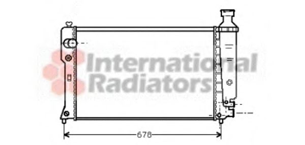 Imagine Radiator, racire motor VAN WEZEL 40002068