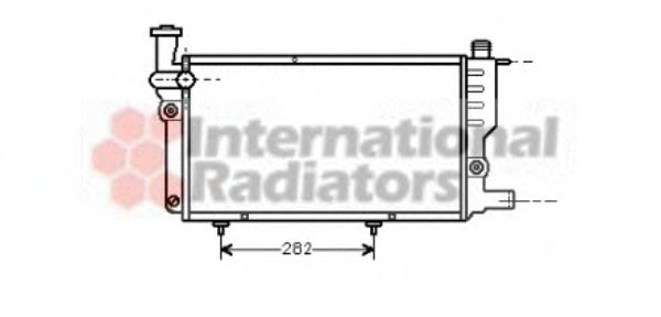 Imagine Radiator, racire motor VAN WEZEL 40002095