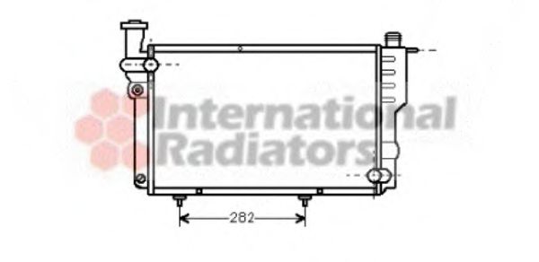 Imagine Radiator, racire motor VAN WEZEL 40002096