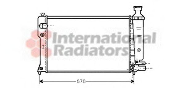 Imagine Radiator, racire motor VAN WEZEL 40002097