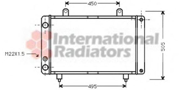 Imagine Radiator, racire motor VAN WEZEL 40002112