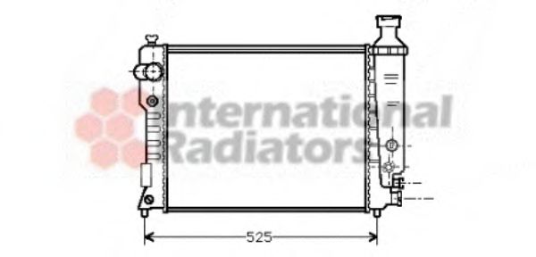 Imagine Radiator, racire motor VAN WEZEL 40002124