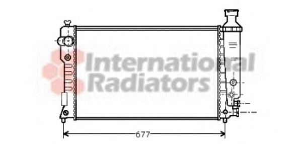 Imagine Radiator, racire motor VAN WEZEL 40002125