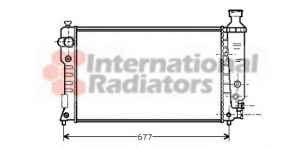 Imagine Radiator, racire motor VAN WEZEL 40002126