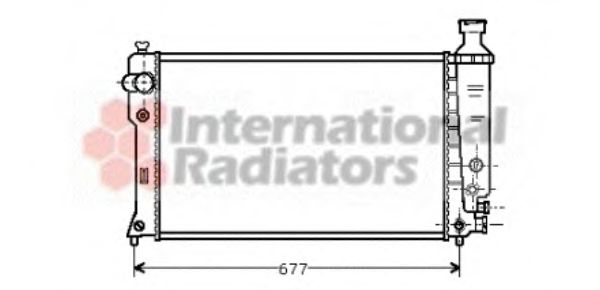 Imagine Radiator, racire motor VAN WEZEL 40002131