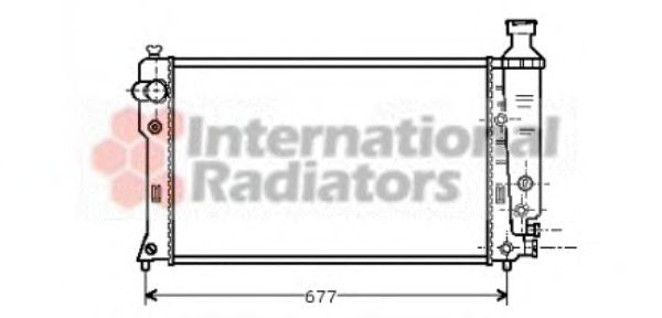 Imagine Radiator, racire motor VAN WEZEL 40002132