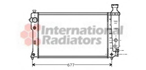 Imagine Radiator, racire motor VAN WEZEL 40002135