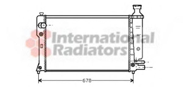 Imagine Radiator, racire motor VAN WEZEL 40002152