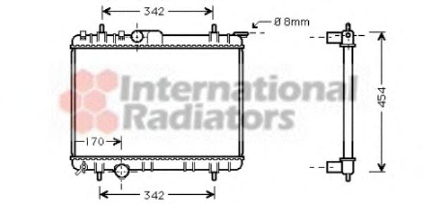 Imagine Radiator, racire motor VAN WEZEL 40002210