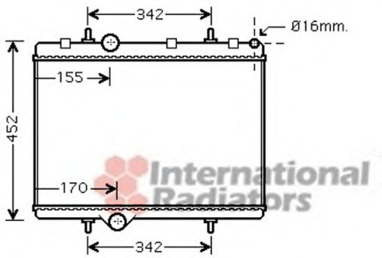 Imagine Radiator, racire motor VAN WEZEL 40002281