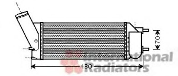 Imagine Intercooler, compresor VAN WEZEL 40004335