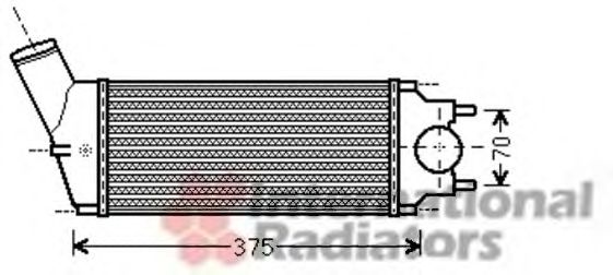 Imagine Intercooler, compresor VAN WEZEL 40004342