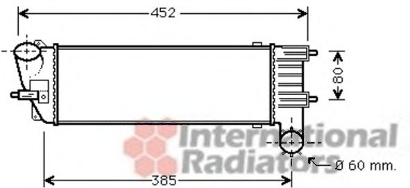 Imagine Intercooler, compresor VAN WEZEL 40004344