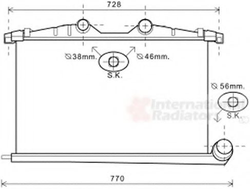 Imagine Intercooler, compresor VAN WEZEL 40004363