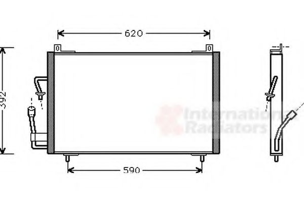 Imagine Condensator, climatizare VAN WEZEL 40005182