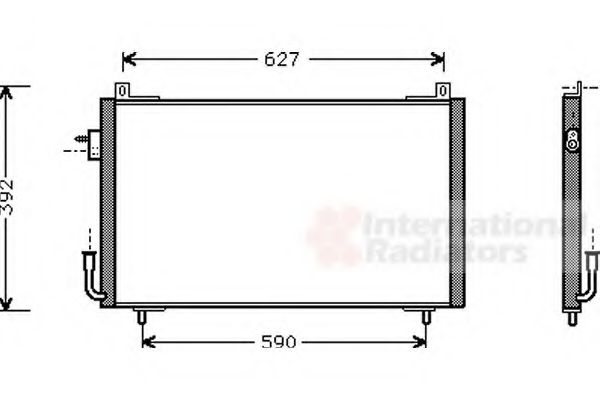 Imagine Condensator, climatizare VAN WEZEL 40005192