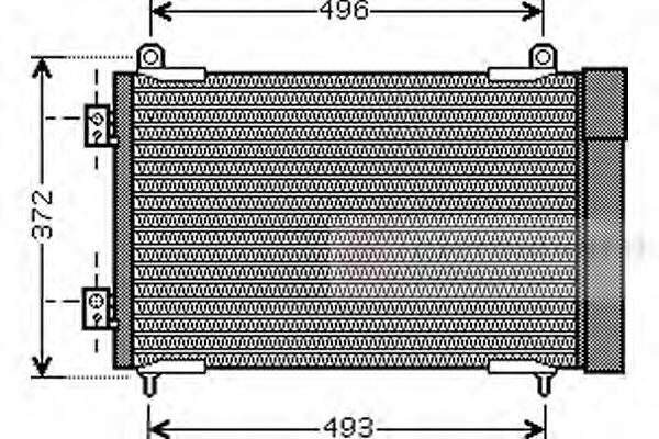 Imagine Condensator, climatizare VAN WEZEL 40005258