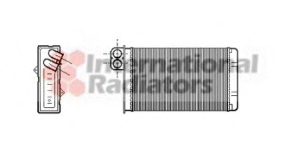 Imagine Schimbator caldura, incalzire habitaclu VAN WEZEL 40006233