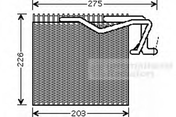 Imagine evaporator,aer conditionat VAN WEZEL 4000V287