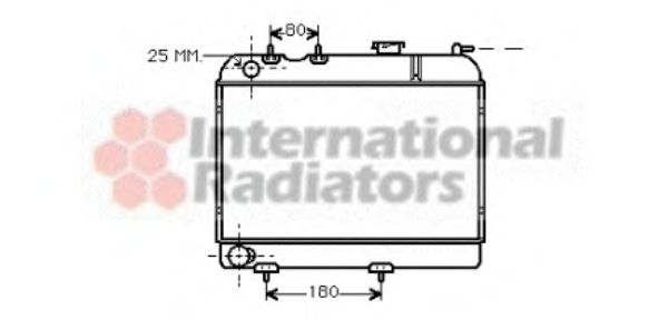 Imagine Radiator, racire motor VAN WEZEL 43002006