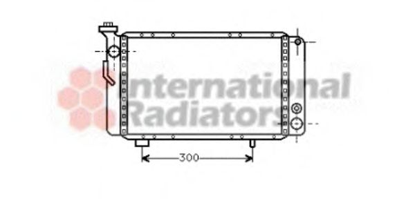 Imagine Radiator, racire motor VAN WEZEL 43002009